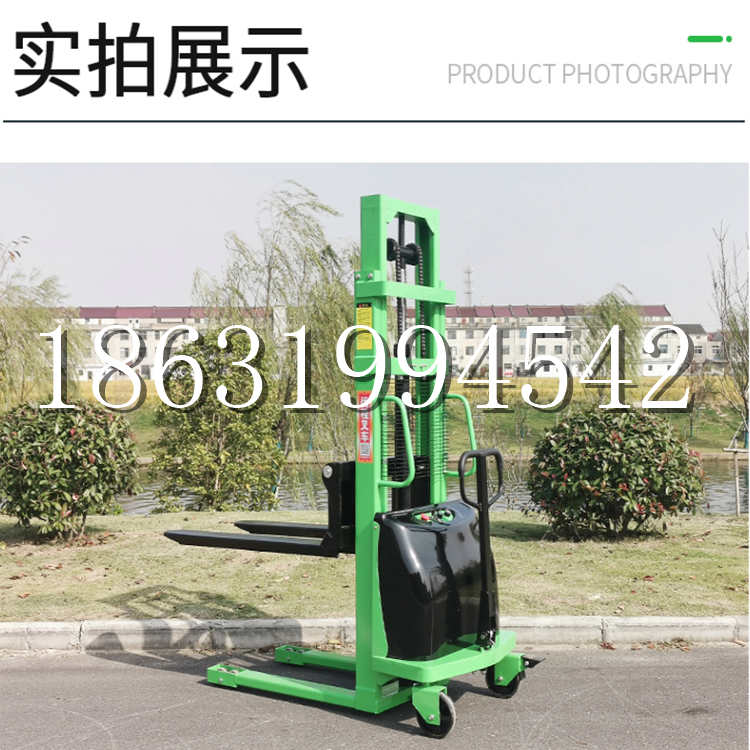 宁陕县电动叉车堆高车液压铲车电瓶1吨2吨站驾步行式小型全自动叉车